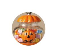 JKDGOJ Halloween Pumpkin Candy Jar Pattern 6-piece Round Shape car air freshener with hanging type car accessories
