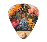JKDGOJ Happiness in an envelope Pattern Guitar plectrum 12 pieces with three thickness plectrum combinations suitable for bass and ukulele