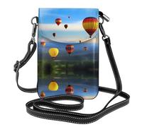 JKDGOJ Hot Air Balloon In The Sky Prints Crossbody bag, mobile phone bag, women's small wallet, a practical gift suitable for going out, exercising, and shopping