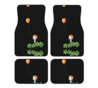 JKDGOJ Kids Chasing Balloons Prints Car Floor mats with Anti Slip Front and Rear are Suitable for Cars, Trucks and SUV