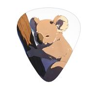 JKDGOJ Koala in the sun Pattern Guitar plectrum 12 pieces with three thickness plectrum combinations suitable for bass and ukulele