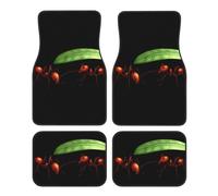 JKDGOJ Little Ants Hiding from The rain Prints Car Floor mats with Anti Slip Front and Rear are Suitable for Cars, Trucks and SUV