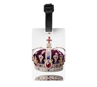 JKDGOJ Luxury Crown Pattern Luggage Tags and Travel Bag Tags are Suitable for Both Men and Women to Prevent Luggage