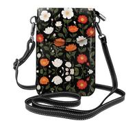JKDGOJ Multi-color cherry blossoms Prints Crossbody bag, mobile phone bag, women's small wallet, a practical gift suitable for going out, exercising, and shopping