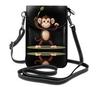 JKDGOJ Naughty Monkey Prints Crossbody bag, mobile phone bag, women's small wallet, a practical gift suitable for going out, exercising, and shopping
