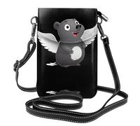 JKDGOJ Playful Angel Rat Prints Crossbody bag, mobile phone bag, women's small wallet, a practical gift suitable for going out, exercising, and shopping
