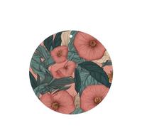 JKDGOJ Retro Flowers Pattern 6-piece Round Shape car air freshener with hanging type car accessories