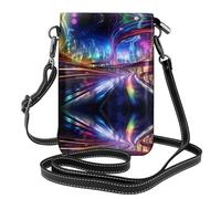 JKDGOJ Roads of the Future Prints Crossbody bag, mobile phone bag, women's small wallet, a practical gift suitable for going out, exercising, and shopping
