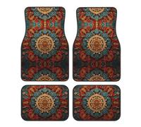 JKDGOJ Sense of History Wreath Prints Car Floor mats with Anti Slip Front and Rear are Suitable for Cars, Trucks and SUV