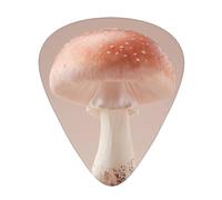 JKDGOJ Shy Mushroom Pattern Guitar plectrum 12 pieces with three thickness plectrum combinations suitable for bass and ukulele