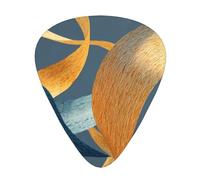 JKDGOJ Spinning ribbons Pattern Guitar plectrum 12 pieces with three thickness plectrum combinations suitable for bass and ukulele