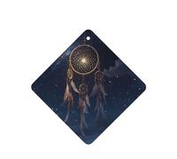 JKDGOJ Starry Dream Catcher Pattern 6-piece Square car air freshener with hanging type car accessories