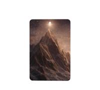 JKDGOJ Stars over the mountains Pattern 6-piece Rectangle car air freshener with hanging type car accessories