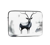 JKDGOJ Strange Antelope Picture Shockproof Portable Laptop Sleeve Bag 13 inch for Men Women Business Travel, Office Daily Use