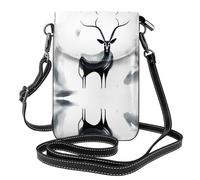 JKDGOJ Strange antelope Prints Crossbody bag, mobile phone bag, women's small wallet, a practical gift suitable for going out, exercising, and shopping