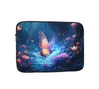 JKDGOJ Strange Butterfly Picture Shockproof Portable Laptop Sleeve Bag 10 inch for Men Women Business Travel, Office Daily Use