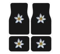 JKDGOJ The Dazzling Star Flowers Prints Car Floor mats with Anti Slip Front and Rear are Suitable for Cars, Trucks and SUV