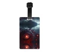 JKDGOJ The Devil's Eye. Pattern Luggage Tags and Travel Bag Tags are Suitable for Both Men and Women to Prevent Luggage