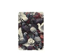 JKDGOJ The Dove in the Wreath Pattern 6-piece Rectangle car air freshener with hanging type car accessories