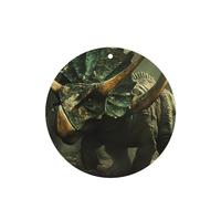 JKDGOJ The terrifying triceratops Pattern 6-piece Round Shape car air freshener with hanging type car accessories