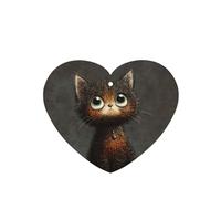 JKDGOJ Waiting Kittens Pattern 6-piece Heart Shape car air freshener with hanging type car accessories