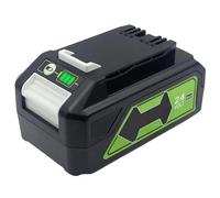 JKDND 1-pack 24V 6.0Ah 12-cell Rechargeable Lithium-ion Electric Tool Replacement Battery Compatible With Greenworks 29842 29852 29322 21342 BAG711 BAG708