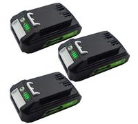 JKDND 3-pack 24V 3.0Ah Rechargeable Lithium-ion Power Tool Replacement Battery Compatible With Greenworks 29842 29852 29322 21342 BAG711 BAG708