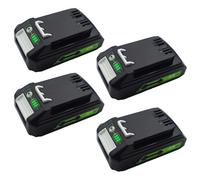 JKDND 4-pack 24V 3.0Ah Rechargeable Lithium-ion Power Tool Replacement Battery Compatible With Greenworks 29842 29852 29322 21342 BAG711 BAG708
