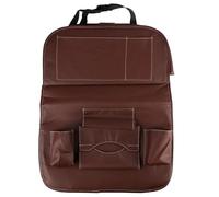 JKELPV Declutter Organiser Bag Auto Seat Back Pocket Rear Seat Trunk Organizer Auto Interior Supplies Upgrade Car Backseat Storage Bag For Car Truck Heavy Duty Organiser(Coffee)