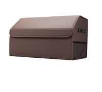 JKELPV Declutter Organiser Bag Car Trunk Organiser Leather Vehicles Storage Accessories Large Capacity Foldable Seat Back Stowing Tidying Organizer Heavy Duty Organiser(Brown,L)