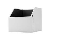 JKELPV Declutter Organiser Bag Car Trunk Organiser Leather Vehicles Storage Accessories Large Capacity Foldable Seat Back Stowing Tidying Organizer Heavy Duty Organiser(White,S)