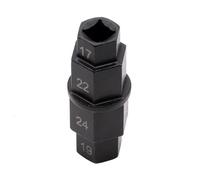 JKELPV flywheel Remover 1PC 17 19 22 24mm Motorcycle Front Rear Wheel Hex Spindle Driver Removal Axle Tool Fit For Honda Fit For Kawasaki Flywheel Locking Tool