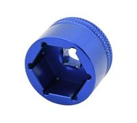 JKELPV flywheel Remover 24mm 26mm 28mm 32mm Bike Fork Topcap Socket Tool Fit For Fox Float 32 34 36 38 40 Fit For Rockshox Suntour Epixon Epicon Flywheel Locking Tool(32mm Blue)