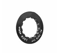 JKELPV flywheel Remover Fit For MUQZI Cassette Lockring MTB Road Bike 8 9 10 11 12peed Freewheel Ultralight Cap Aluminum Alloy Locks Cover Flywheel Locking Tool(Black)