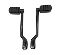 JKELPV Gear Lever Motorcycle 2 Pcs Heel Toe Lever Shift Pegs Rear Levers with Shifter Pedals Fit for Harley Softail Fat Boy Road Glide