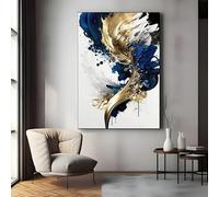 JKEVCBIAX Modern Abstract Wall Art-Neutral Palette for Scandinavian Modern Farmhouse Decor Suitable for Contemporary Artwork(80x120cm/No frame)