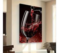 JKEVCBIAX Posters & Prints-Artwork Large Modern Minimalist Horizontal Lake Sunset Artwork Featuring Tranquil Waters & Evening Tones(30x40cm/No frame)