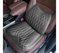 JKGBUK Car Seat Cushions and Back Support Cushion for Audi RS4 RS5 RS Q8 E-tron F3, Comfort Leather Car Lumbar Cushion Seat Cushion Car Seat Pad Driver Seat Cushion,A