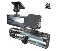 JKGBUK Dash Cam for VW T-Roc 2017-2025 2026+, Built-in WiFi Includes 64GB SD Card Screen Dashcam for Cars with APP Control,Full View Car Dashcam System