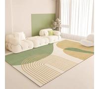 JKGHK Heated Floor Carpet, Portable Heated Area Rug, Water and Electricity Separation Heated Foot Warmers Under Desk, Heated Floor Carpet for Living Room Office, Yoga(Color A,140x160cm/55.1x63in)