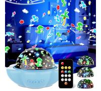 JKGIFTS Toys for 1-10 Year Old Boys Girls, Dinosaur Toys for Boys Kids Age 1-10 Night Light Projector Gifts Age 1-10 Christmas Birthday Gifts Xms Stocking Fillers Sensory for Babies Toddler