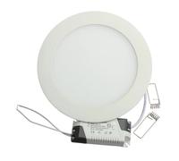 JKGTOYHZK Ultra Thin LED Panel Light 3W 4W 6W 9W 12W 15W 25W Driver Included AC85-265V Recessed Ceiling Panel Lamps(White,9W Dimmable)