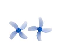 JKGVNCT For RC Aircraft 1S Coreless Brushless Propellers 4 Pairs 35mm 4-Impeller Disc Diameter 1. Inch Shaft Hole 1mm PC(Blue 4pair)
