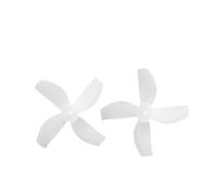 JKGVNCT For RC Aircraft 1S Coreless Brushless Propellers 4 Pairs 35mm 4-Impeller Disc Diameter 1. Inch Shaft Hole 1mm PC(White 4pair)
