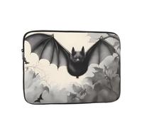 JKIEGOQ Bat Print Pattern Portable Laptop Sleeve Case - Shockproof Portable Laptop Sleeve Bag 12 inch for Men and Women Business Travel, Office Daily Use