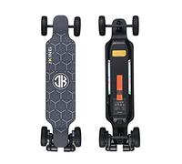 JKING Electric Skateboard Electric Longboard with Remote Control Skateboard, 3300W Double Brushless Motor,24MPH Top Speed, 48.6 Miles Range,4 Speed Adjustment, Max Load 330Lbs, 6