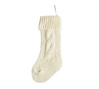 JKIOHO 2pack Christmas Knit Stockings,Cable Knit Christmas Stockings Rustic Personalized Stocking Decorations,18In Christmas Holiday Hanging Stocking