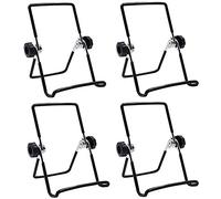 JKIOHO 4Pack Sprouting Stands,Sprouting Jar Stands,Mason Jar Sprouting Kit,For Mason Jar Bracket Foldable Stainless Steel Black Metal Filter Sprouter
