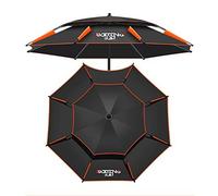 JKIOOW Umbrella Outdoor 360°Rotation Patio Umbrella Waterproof Beach Umbrella Polyester Fabric UV Protection Market Umbrella 2.0/2.2/2.4/2.6M (Color : A, Size : 2.2M)