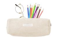Jkioump Corduroy Pencil Case, Creative Cosmetic Bags, Creative Corduroy Pen Case, Large Capacity Cosmetic Pouch Stationery Bag for Kids and Adults, Ideal for School, Office, and Outdoor